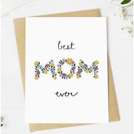"Best Mom Ever" Mother's Day Card