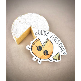 Gouda Vibes Only Sticker