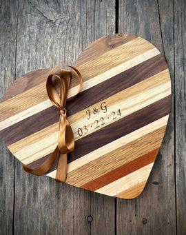 Heart Charcuterie Board