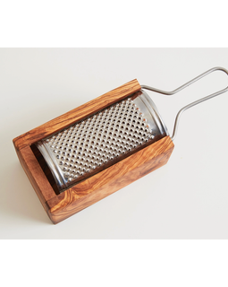 Italian Olivewood Box Cheese Grater