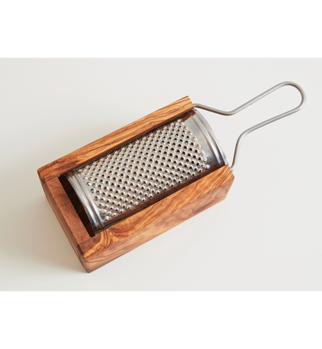 Italian Olivewood Box Cheese Grater