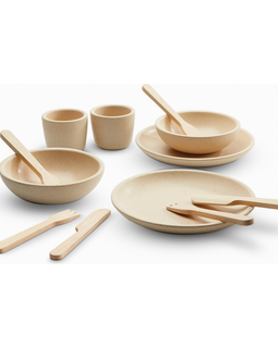 Kids Wooden Tableware Set