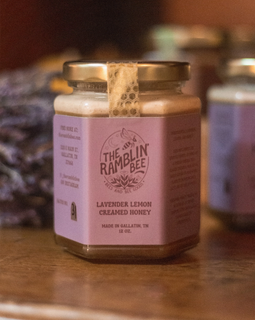 Lavender Lemon Creamed Honey