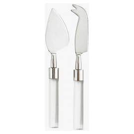Lucite Cheese Knives-Set of 2