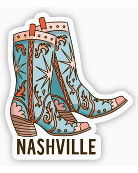 Nashville Boots Sticker