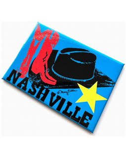 Nashville Boots and Hat Magnet