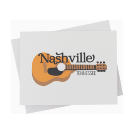 Nashville Guitar Greeting Card