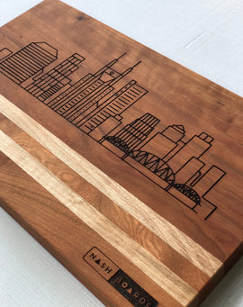 Nashville Skyline Cheese Board