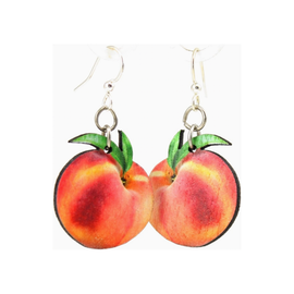 Peach Wood Earrings