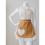 Vintage Darling Apron in Gold