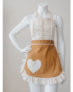 Vintage Darling Apron in Gold