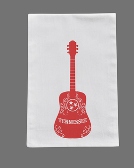 Tennessee Guitar Kitchen Towel