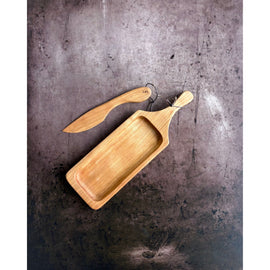Wooden Butter Board & Knife Set
