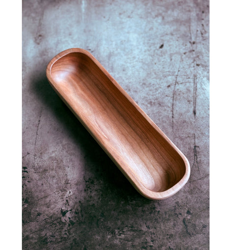 Wooden Cracker Dish