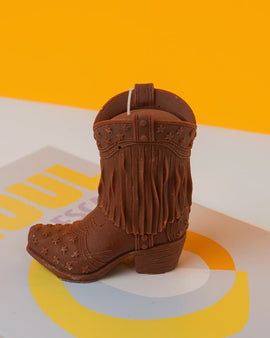 Cowboy Boot Candle