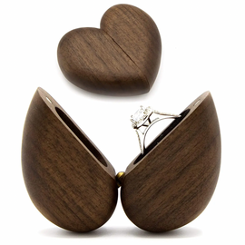 Heart Shaped Ring Box